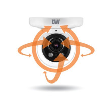 Digital Watchdog DWC-MPVA2WiAT 2.1 Megapixel/1080p Network Ball Camera IVA+ with 2.7-13.5mm Lens