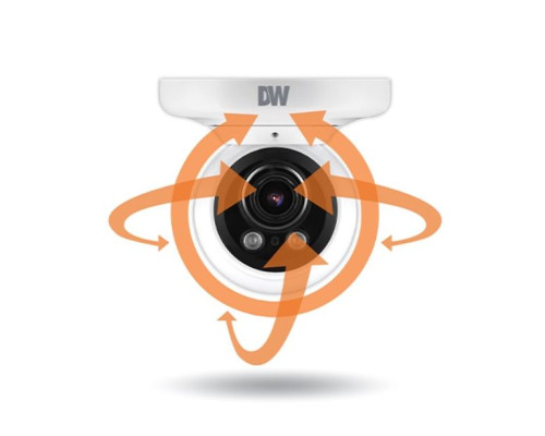 Digital Watchdog DWC-MPVA2WiAT 2.1 Megapixel/1080p Network Ball Camera IVA+ with 2.7-13.5mm Lens