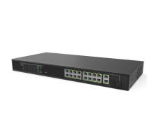 Hanwha Vision EN-SW18m-001 18 Ports (16 PoE, 2 Uplink) Wisenet SKY Smart Managed PoE Switch