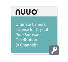 NUUO CV-CAM-ULT-08 Ultimate camera license 8ch Crystal pure software