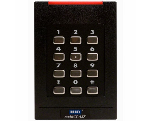 HID 921PMPTEKMA008 multiCLASS SE RPK40 Contactless Smart Card Reader, Wall Switch Keypad