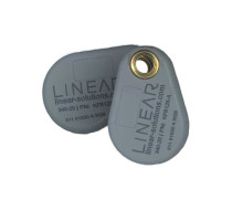 Linear 830-0045C Credential, Keyfob, AWID 125kHz Proximity Support, Custom, 25 Pack