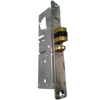 Adams Rite 4511-16-201-628 Standard Deadlatch with Radius Faceplate in Clear Anodized