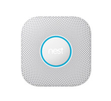 Google Nest S3000BWES Protect Battery-Powered Smoke and Carbon Monoxide Alarm, White, 2nd Generation