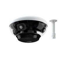 Speco O84S 8 Megapixel (4x 2MP) Quad View IP Camera with Included Ceiling Mount, White