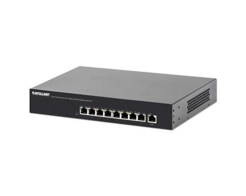 Intellinet 560764 8-Port Fast Ethernet PoE+ Switch