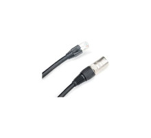 West Penn CN-SC6-RE-75 Cat 6 Ultra Rugged Shielded Tactical RJ45 Plug to EtherCon, Black, 75 Feet