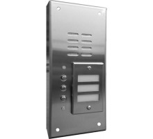 Alpha VI644S03 3 Button Stainless Steel Economy Panel-Surface