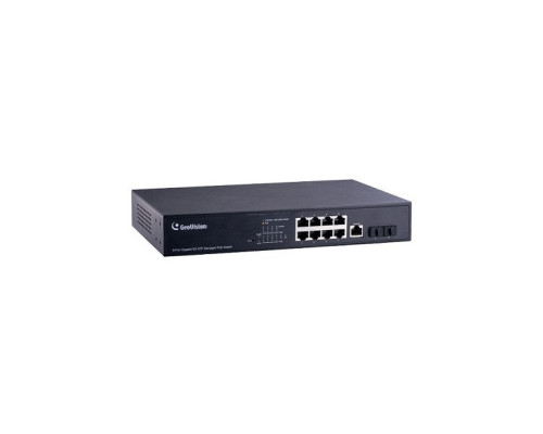 Geovision 84-APOE081-301U GV-APOE0811 8-Port Gigabit 802.3at Web Management PoE Switch