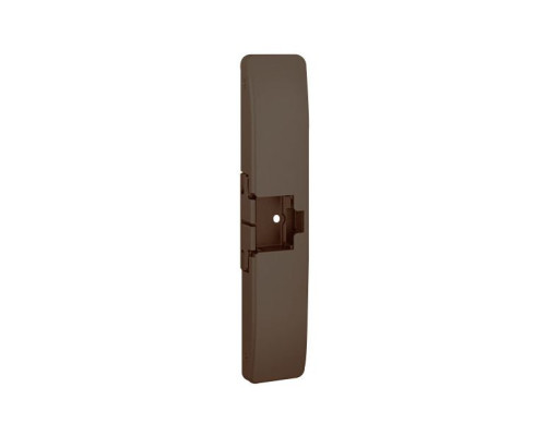 HES 9700-613E Windstorm and Fire Rated Square Bolt Solution Surface Mounted Electric Strike in Dark Oxidized Satin Bronze