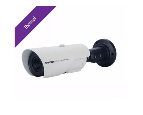 Avycon AVC-THN11FT-F25 396 X 264 Fixed Outdoor Network IP Thermal Bullet Camera, 25mm Lens