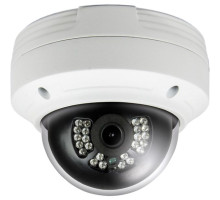 Cantek Plus CTP-TLF15NHV 5 Megapixel Outdoor IR Network Vandal Dome Camera, 3.6mm Lens