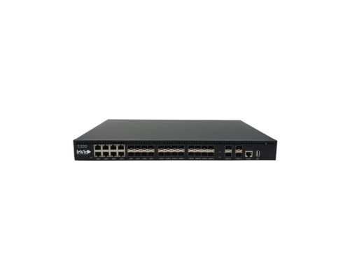 InVid INVID-24PORTFIBERSWMAN 8 x 100M/1000M Combo ports, 16X1Gigabit SFP Ports Switch