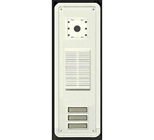 Alpha TTVM3W 3 Button Video Panel-White-Flush