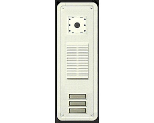 Alpha TTVM3W 3 Button Video Panel-White-Flush