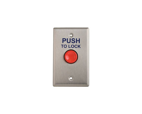 Camden Door Controls CM-280 Switch with Single Gang Stainless Steel Faceplate