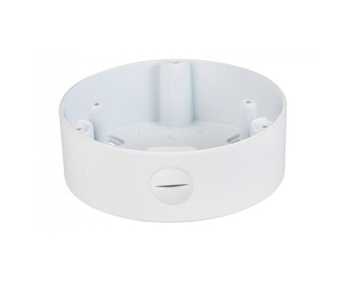 Speco CVCJBDW Small Round Junction Box, White Housing