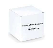 Camden Door Controls CM-400WESA Double Gang Faceplate, N/O Contact, EXIT and SALIDA Engraved (In White)