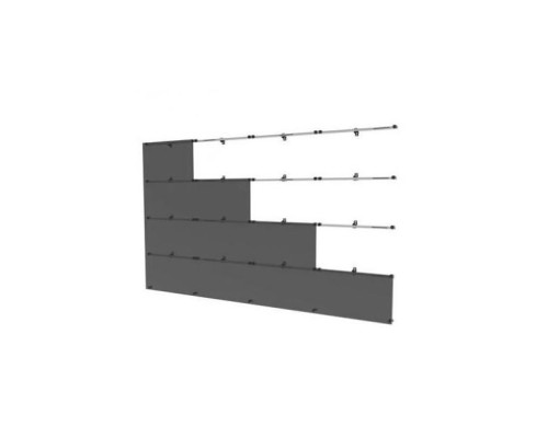 Peerless-AV DS-LEDUNV960-4X4 4x4 Universal Wall Mount for Latching dvLED Displays