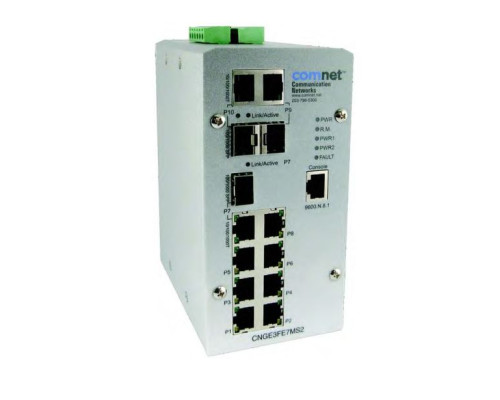 Comnet CNGE3FE7MS2K 10 Port Hardened Managed Ethernet Switch