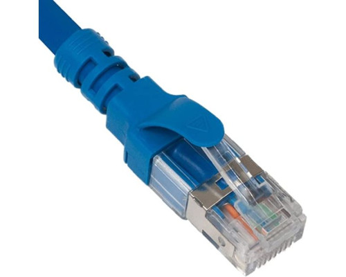 ICC ICPCSX07BL Patch Cord, CAT6A, U/FTP, 7 Feet, 10 Pack, Blue