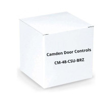 Camden Door Controls CM-48-CSU-BRZ 48' Bollard with No Switch Prep, Dark Bronze