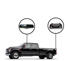 RVS Systems RVS-718505-05 Backup Camera System for Ford F550, Mirror Monitor with Backup Sensors, 33ft Cable