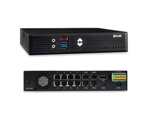 Flir USS-EDGE-POE-04TB Edge Server with 4TB Storage and 8-Port Built-in PoE