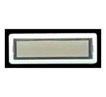 Alpha 10510WH STR Panel Button-Standard-White