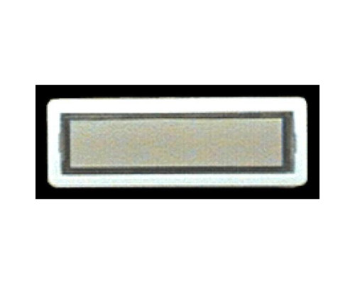 Alpha 10510WH STR Panel Button-Standard-White