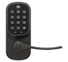 Yale YRL216-ZW2-0BP Z-Wave Plus Assure Push Button Keypad Lever Lock, Oil Rubbed Bronze