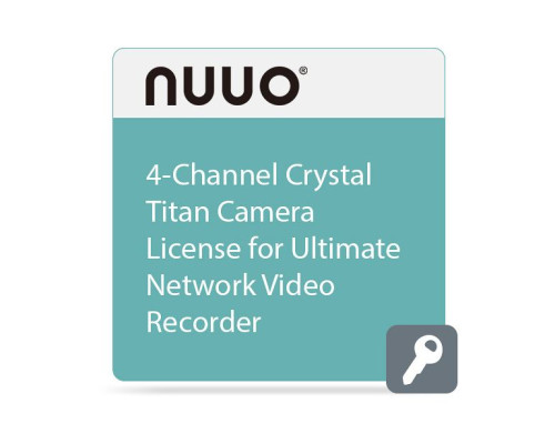 NUUO CT-CAM-ULT 04 4 ch Crystal Titan NVR Ultimate camera license