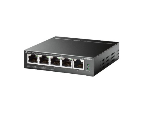 TP-Link TL-SG105MPE 5-Port Gigabit Easy Smart Switch with 4-Port PoE+