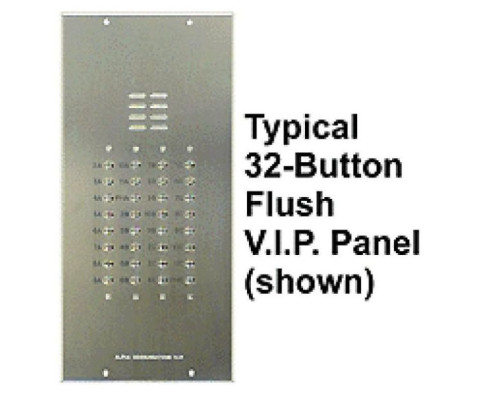 Alpha VI402-192 192 Buttons VIP Panel Flush With No Directory