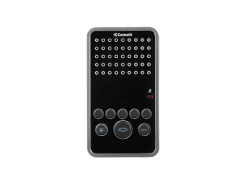 Comelit 6203B-Y VIP Easycom Door-entry Phone with 8 Buttons, Black