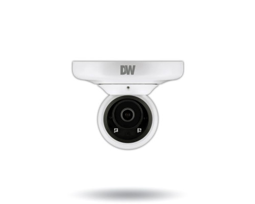 Digital Watchdog DWC-VA853WTIR 4K HD-TVI/CVI/Analog IR Vandal Ball Camera, 2.8mm Lens