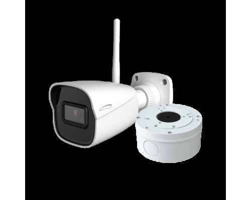 Speco O4VBW2 4MP IP Wi-Fi Bullet Camera with Line Crossing and Intrusion Detection 2.8mm Lens