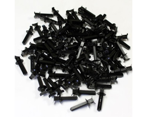 Eclipse Tools 902-569 Anchor Plugs, Black, Bag of 100, For QuikZip