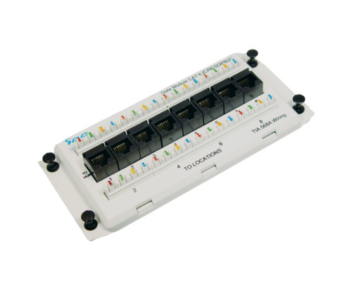 ICC ICRESDPB2C 8-Port Deluxe CAT 6 Data Module