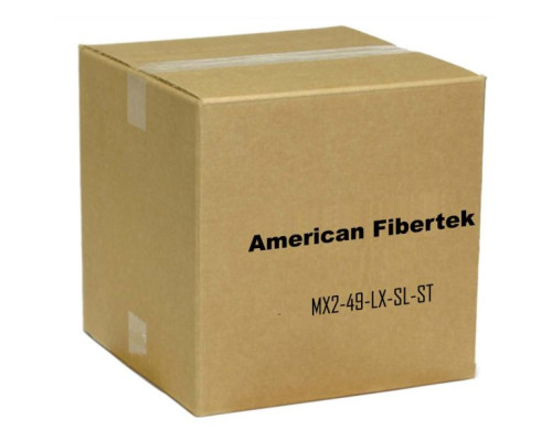 American Fibertek MX2-49-LX-SL-ST Ethernet - LX Dual Media Converter Module 10/100/1000 SM 2 Fiber