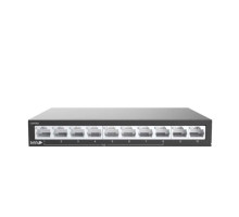 InVid VIS-LRPOE8-2AN 8-Port PoE Switch, 88W, UL Listed