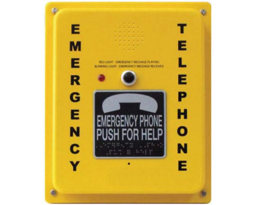 Alpha TCBGSMY Telephone Call Box-GSM ATT-Yellow