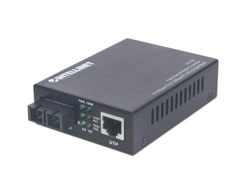 Intellinet 507332 Fast Ethernet Single Mode Media Converter