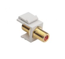 Platinum Tools 780WH-50 Keystone F 3GHz Jack (White 50-Pack)