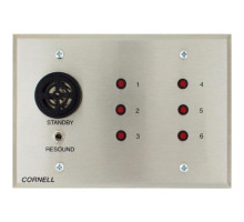 Alpha A-4006A 6 Zone VIS Annunciator-3 Gang