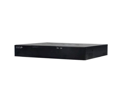 InVid SN1A-32X16TF-8TB 32 Channel NVR with 16 Plug and Play Ports, Body Temperature Detection & Facial Recognition, 8TB