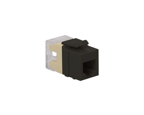 ICC IC1076F0BK HD RJ-11 Keystone Jack, Black