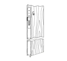 Adams Rite MS1837-628 Two-Point Deadlock with 1-1/2