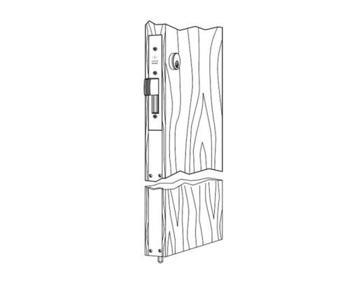 Adams Rite MS1837-628 Two-Point Deadlock with 1-1/2