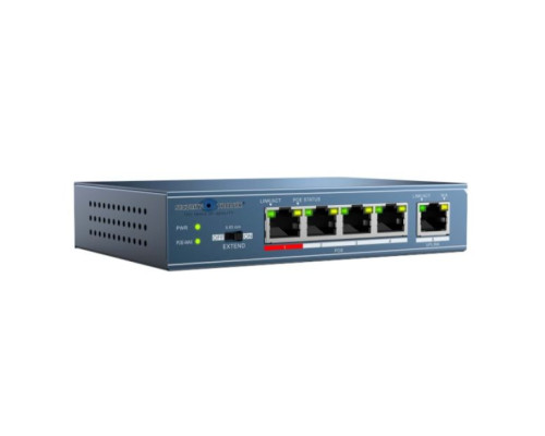 SecurityTronix ST-POE4 4 Port Extended PoE+ Unmanaged Switch 10/100Mps